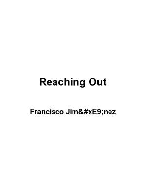 [Francisco 03] • Reaching Out